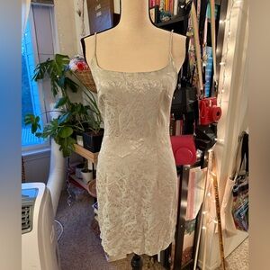 Vintage satin mini dress